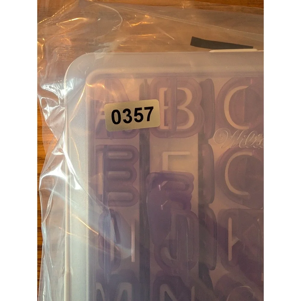 Wilton Cut With Fondant Alphabet/Number Cut-Outs Set (40 Pieces)